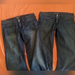 2 Pairs Ariat Riding Jeans Trousers 30R 30S